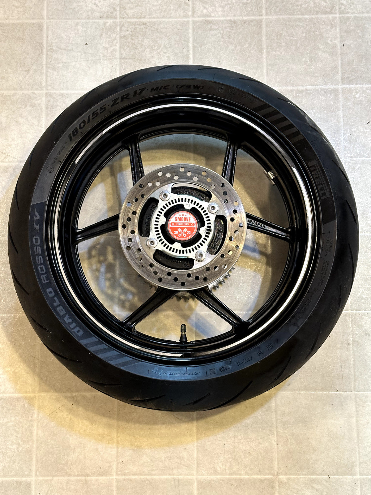 2019-2025 KAWASAKI NINJA ZX6R ZX636 OEM REAR BACK WHEEL RIM ROTOR SPROCKET TIRE