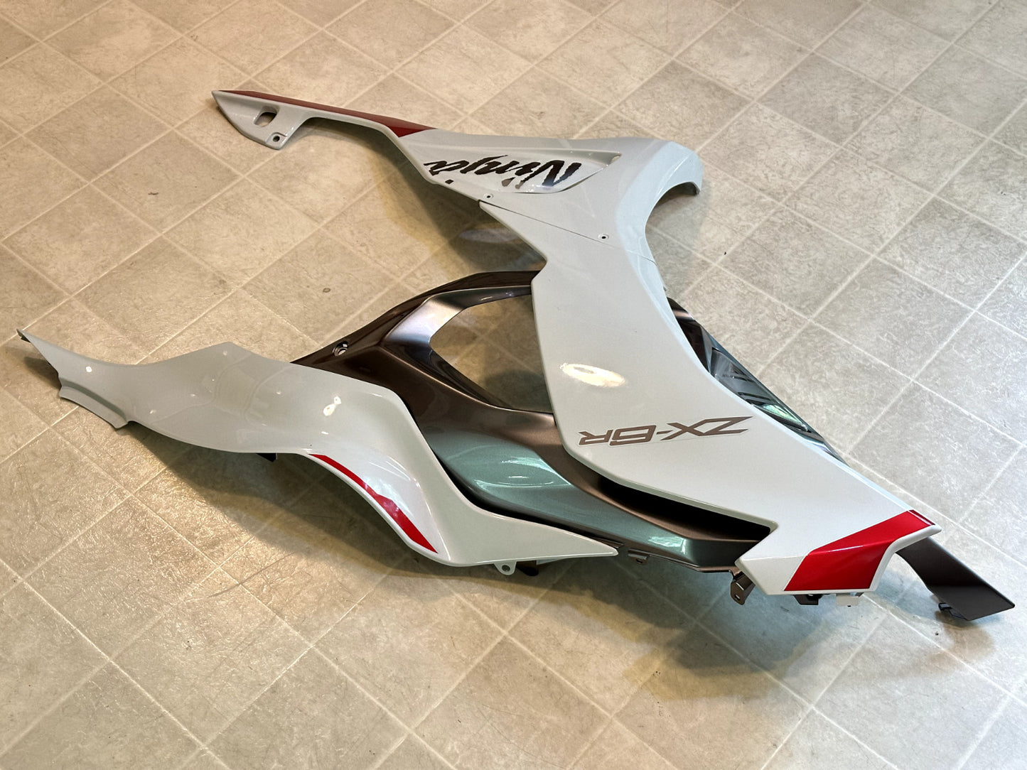 2024-2025 KAWASAKI NINJA ZX6R ZX636 OEM FAIRING BODY PLASTICS COWLING KIT WHITE