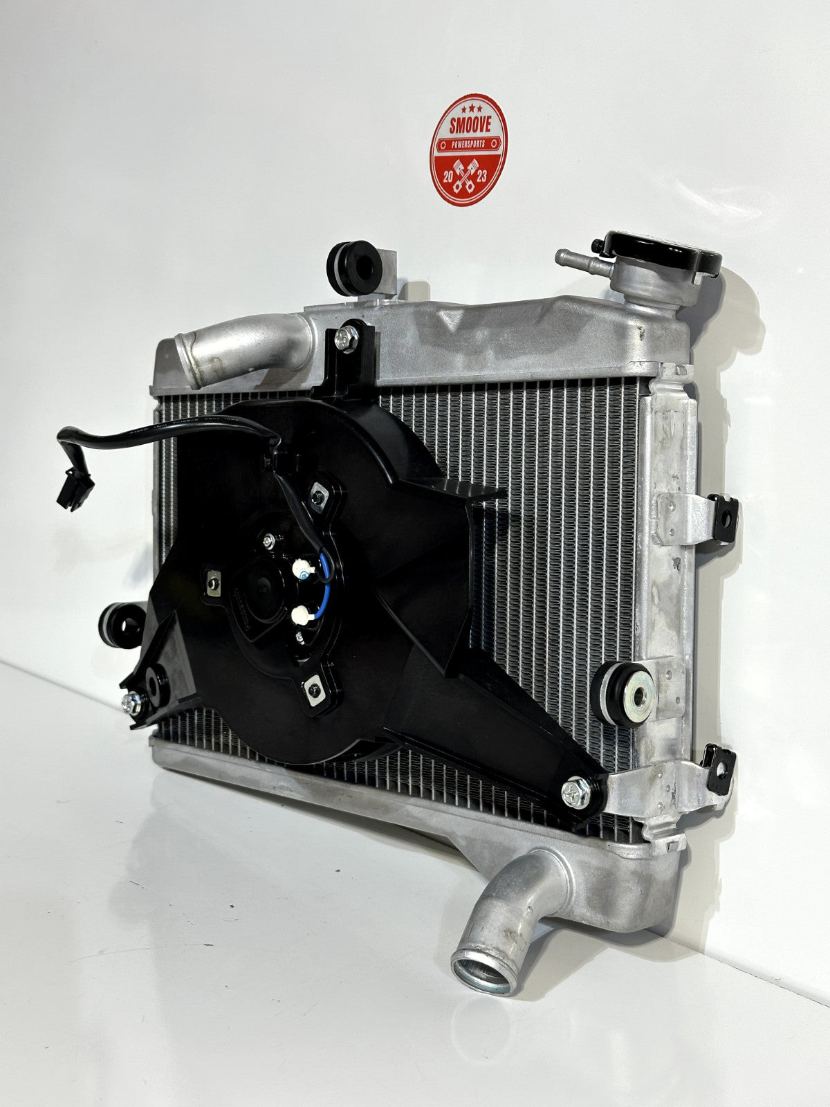 2022-2025 YAMAHA YZF R7 OEM RADIATOR ENGINE MOTOR COOLANT COOLER W/ BLOWER FAN