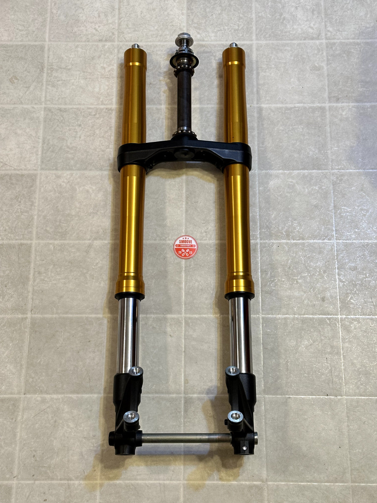 2014-2017 YAMAHA FZ09 FZ-09 OEM FRONT FORK SUSPENSION FORKS W/ TRIPLE TREE MINT