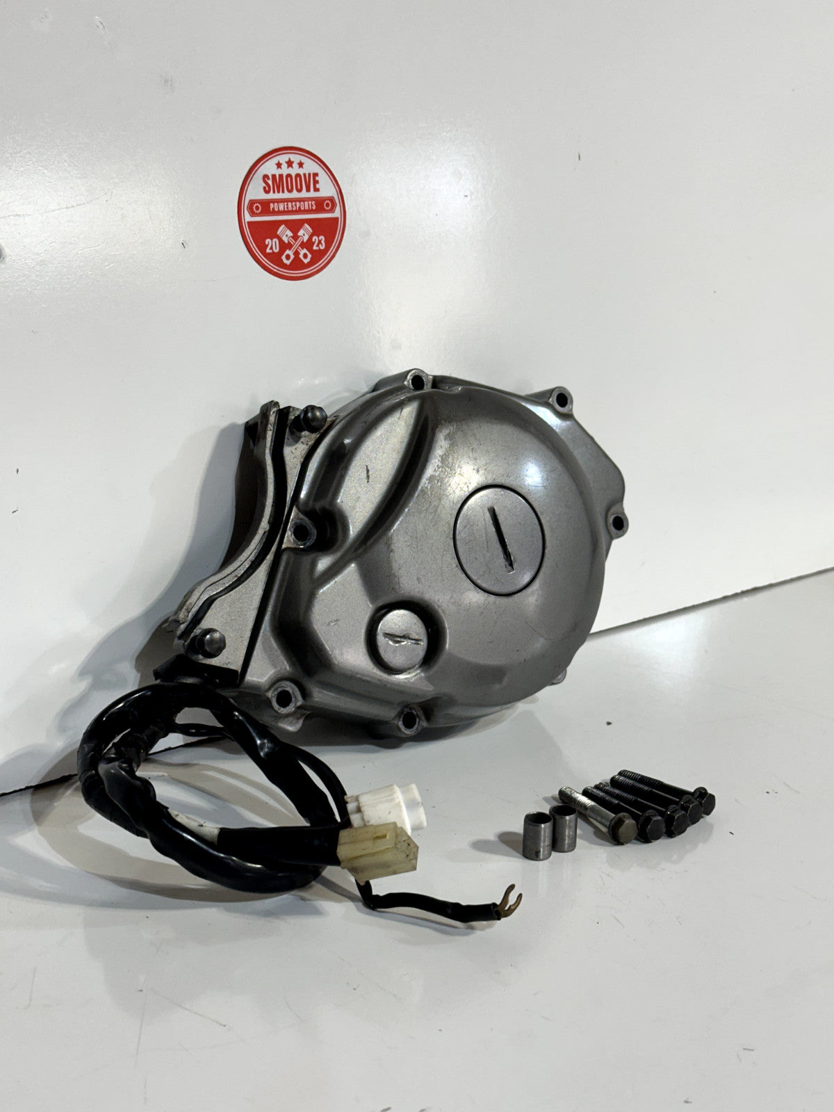 2007 YAMAHA TTR125 TTR 125 OEM STATOR MAGNETO COVER W/ STATOR MAGNETO GENERATOR