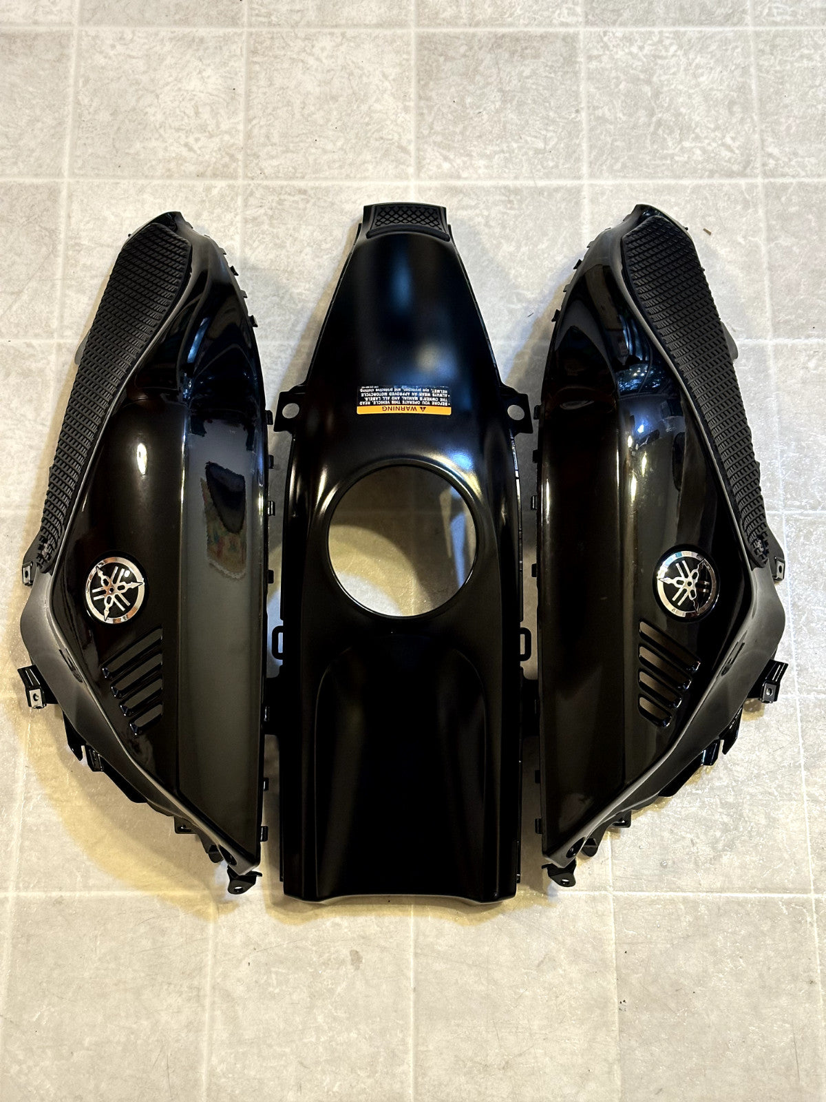 2022-2025 YAMAHA YZF R7 OEM COMPLETE FAIRING BODY PANEL PLASTICS COWL KIT BLACK