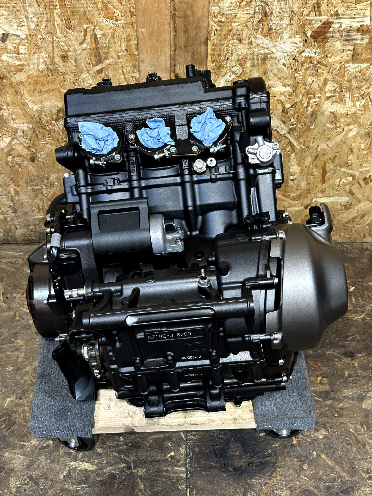 2022-2025 (2024) YAMAHA XSR900 MT09 COMPLETE ENGINE MOTOR ASSEMBLY 1.4K MILES