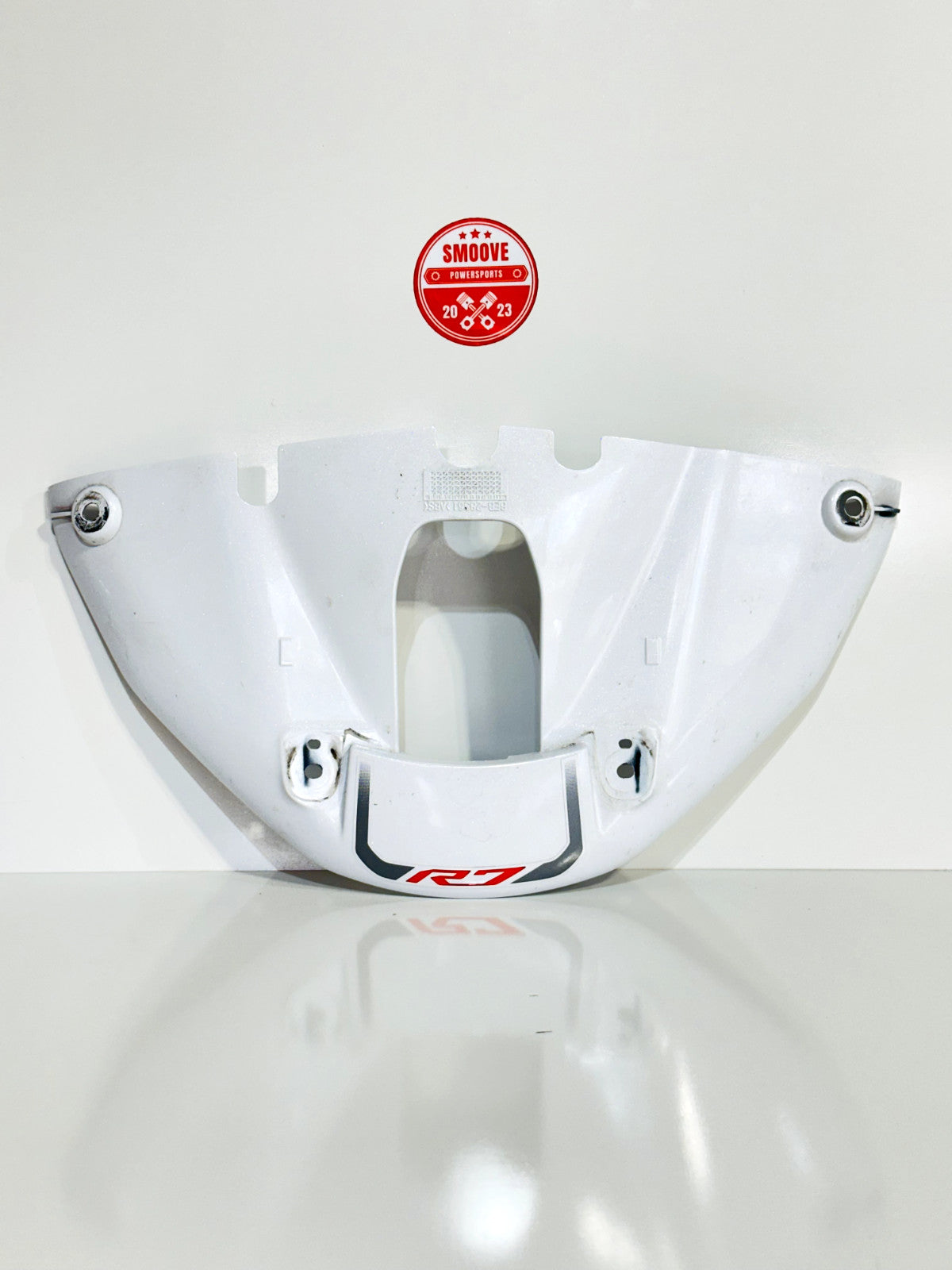 2022-2025 YAMAHA YZF R7 OEM FRONT LOWER NOSE PLATE COWLING COWL FAIRING WHITE