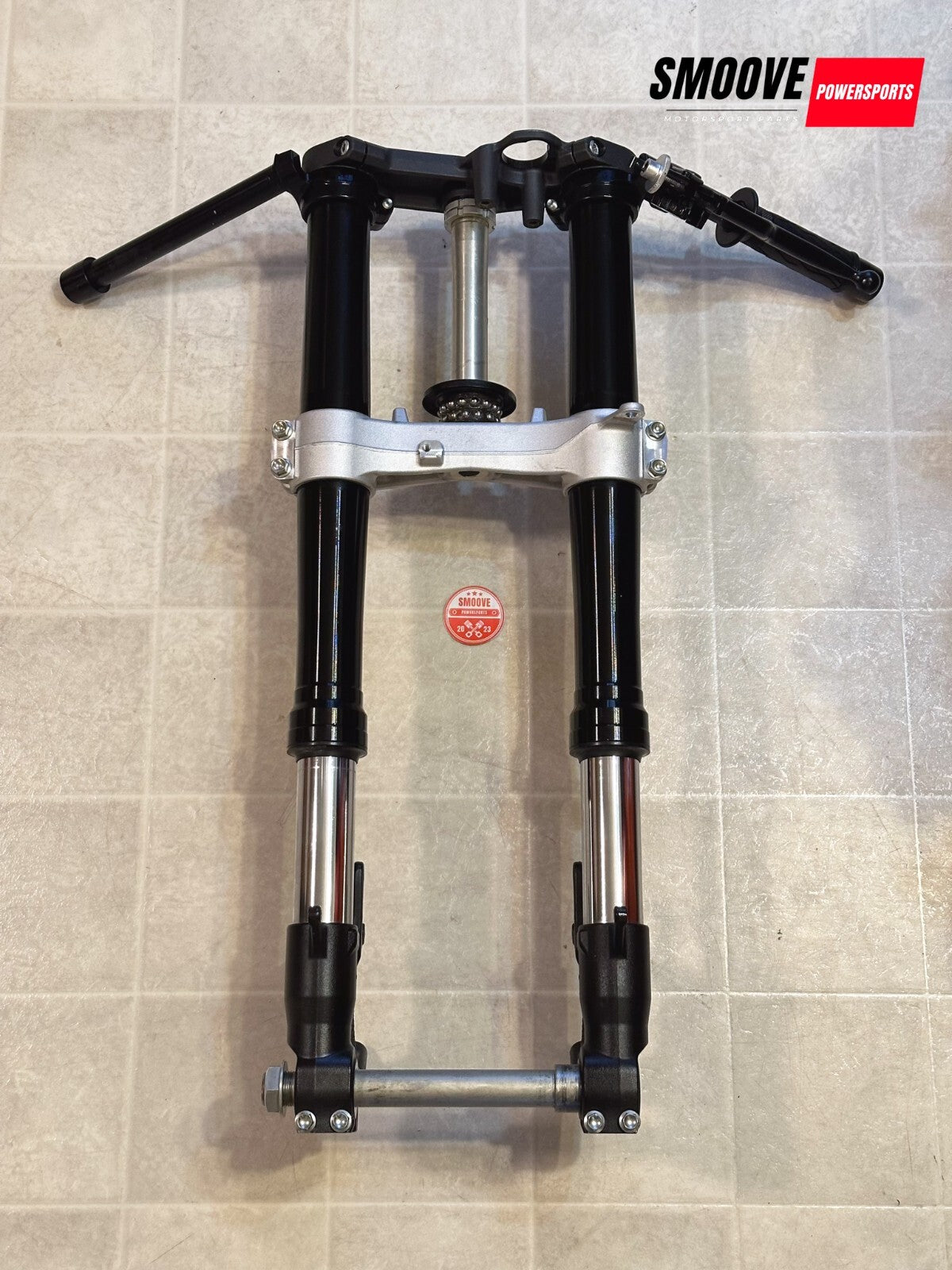 2017-2025 SUZUKI GSXR1000 OEM FRONT FORKS SUSPENSION W/ TRIPLE CLAMPS & CLIP ONS