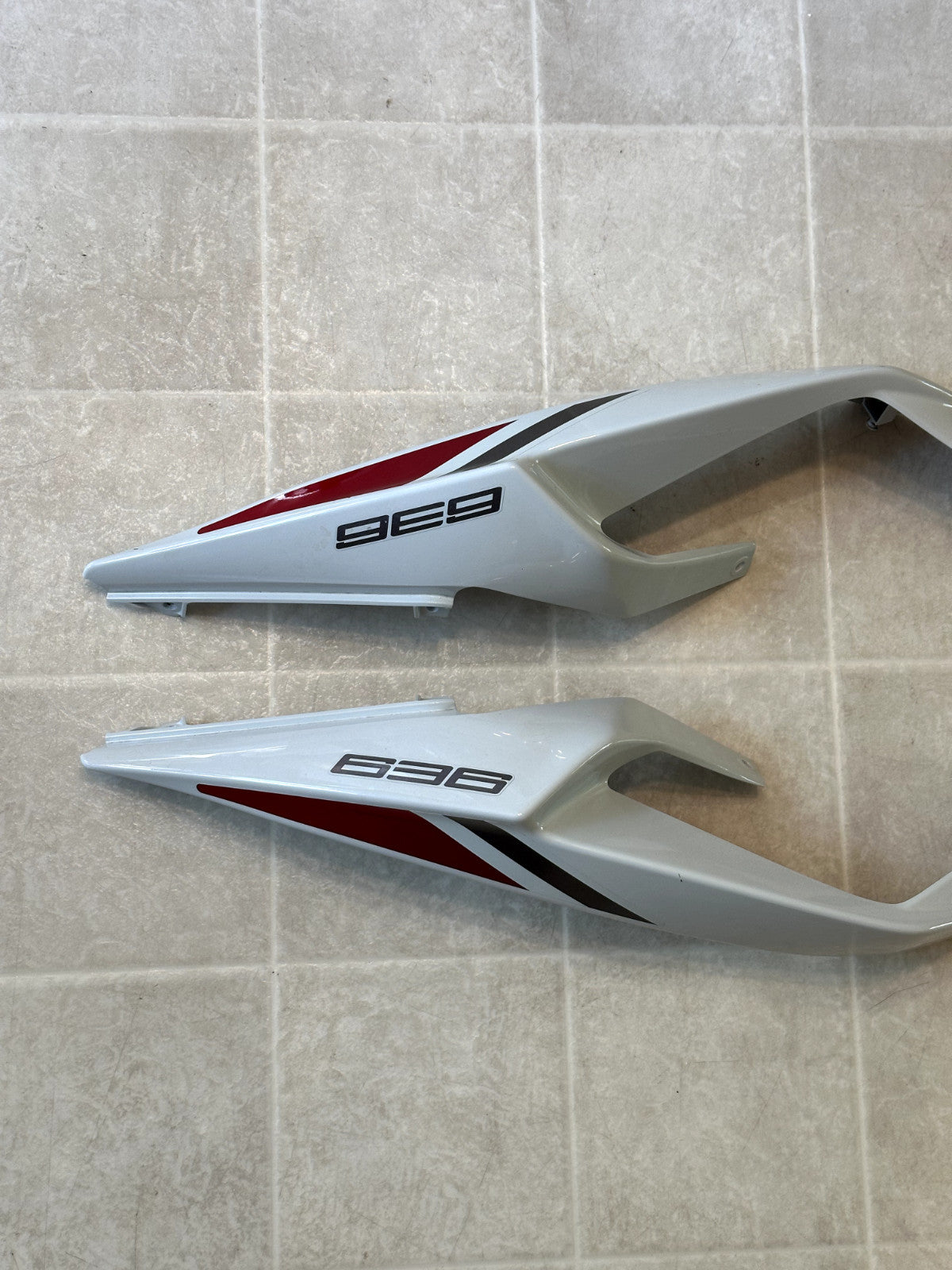 2024-2025 KAWASAKI NINJA ZX6R ZX636 OEM FAIRING BODY PLASTICS COWLING KIT WHITE