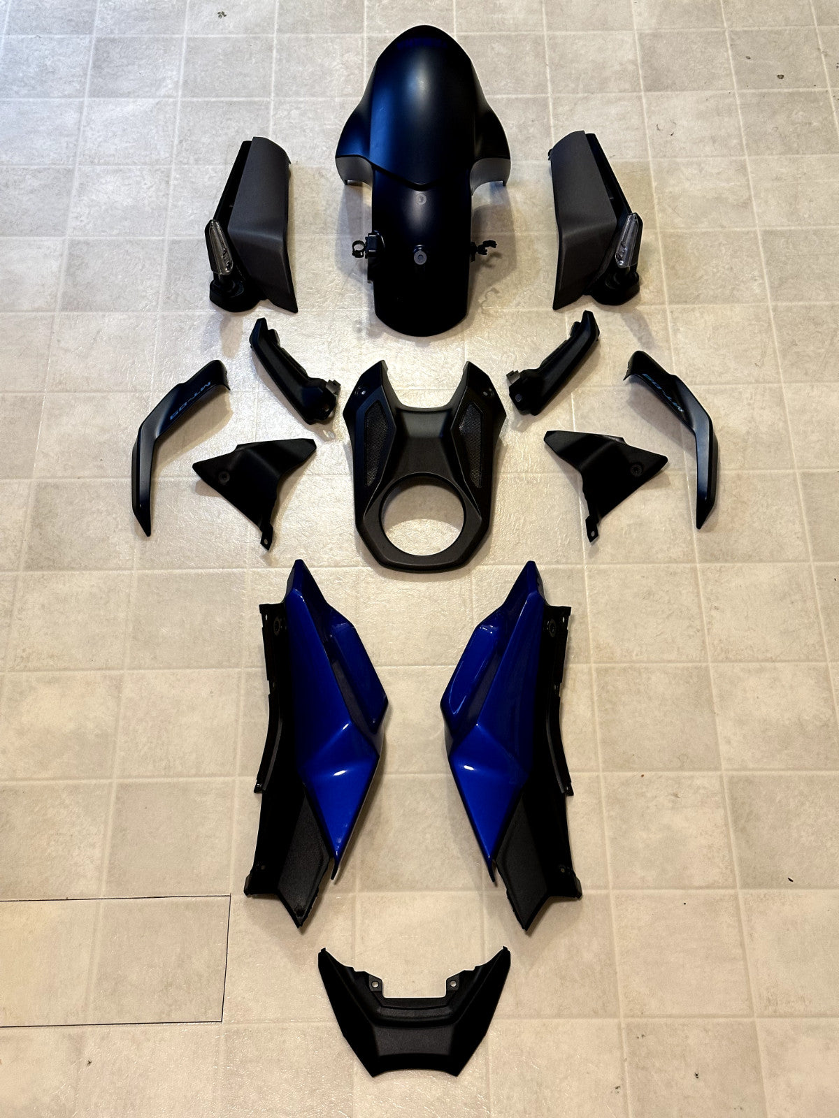 2024-2025 YAMAHA MT09 MT-09 OEM COMPLETE FAIRING BODY PANEL COWLING KIT BLUE