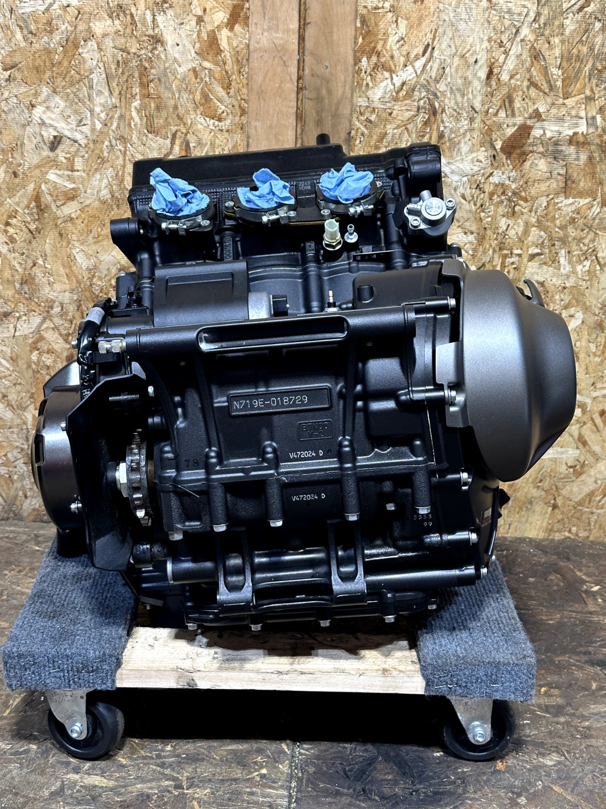 2022-2025 (2024) YAMAHA XSR900 MT09 COMPLETE ENGINE MOTOR ASSEMBLY 1.4K MILES
