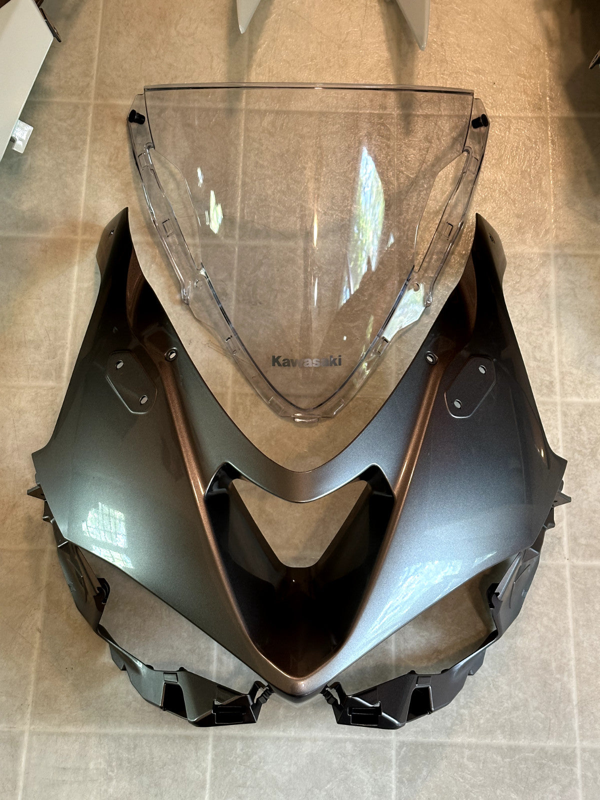 2024-2025 KAWASAKI NINJA ZX6R ZX636 OEM FAIRING BODY PLASTICS COWLING KIT WHITE