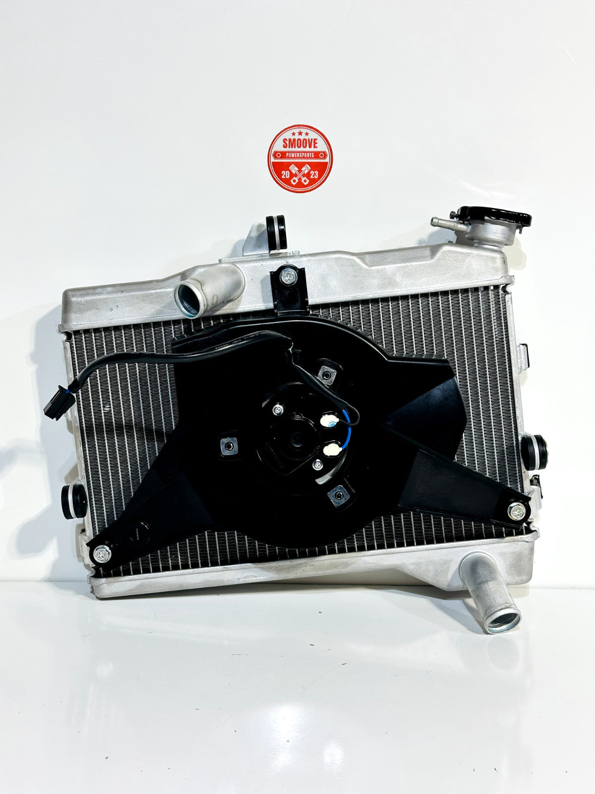 2022-2025 YAMAHA YZF R7 OEM RADIATOR ENGINE MOTOR COOLANT COOLER W/ BLOWER FAN