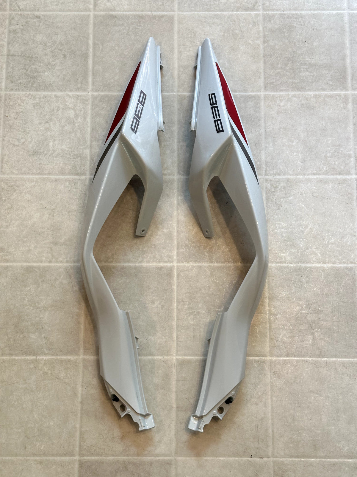 2024-2025 KAWASAKI NINJA ZX6R ZX636 OEM FAIRING BODY PLASTICS COWLING KIT WHITE
