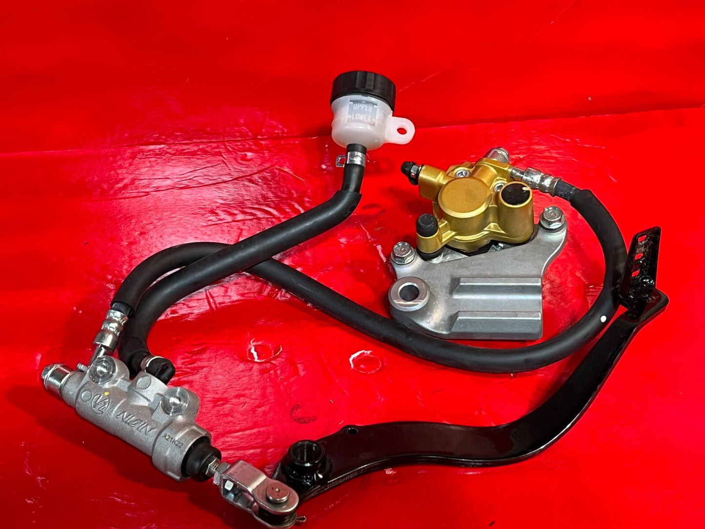 2017-2023 Kawasaki Z125 BR125 Complete Brake Rear Master Cylinder Caliper Pads