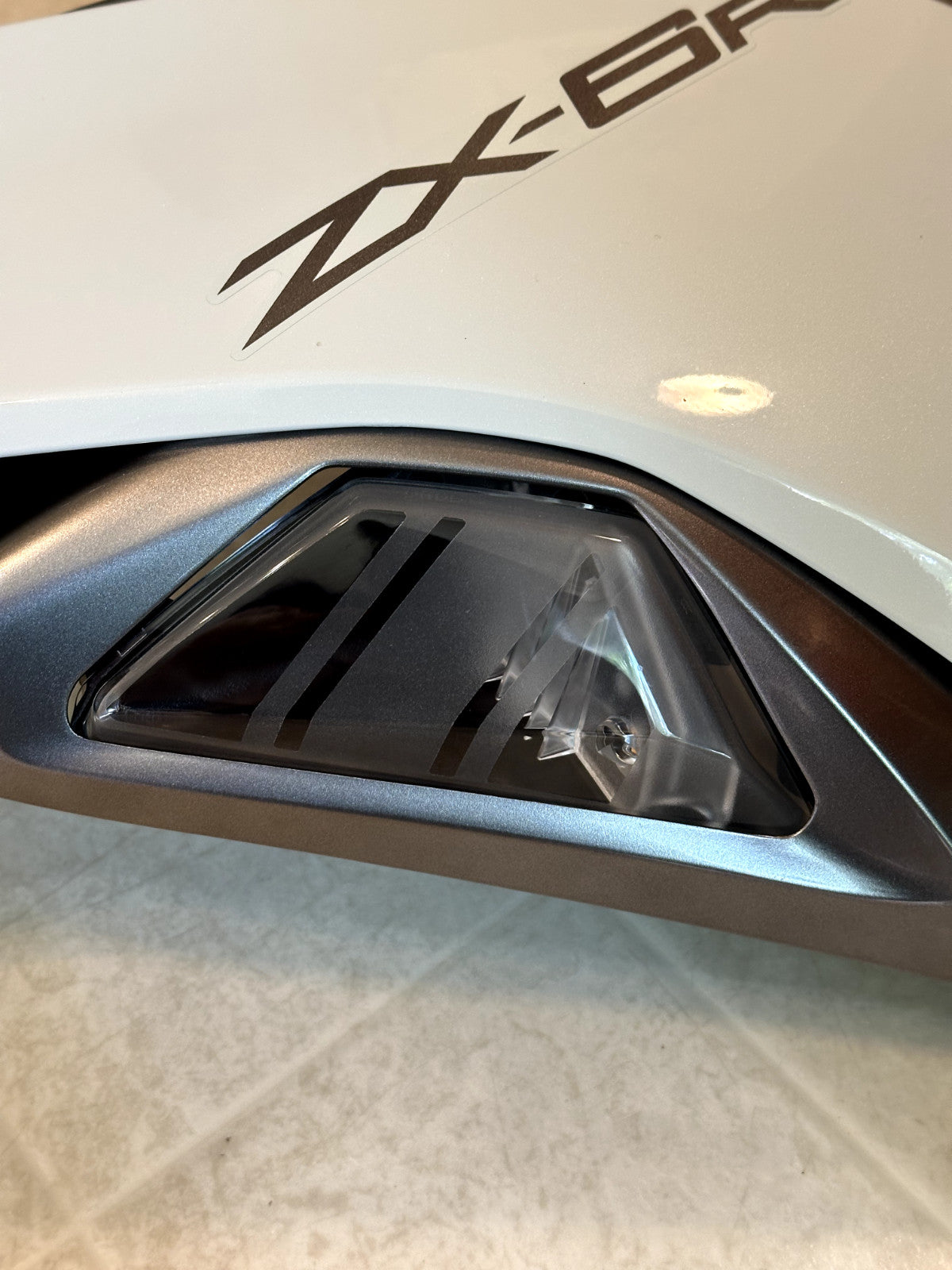 2024-2025 KAWASAKI NINJA ZX6R ZX636 OEM FAIRING BODY PLASTICS COWLING KIT WHITE