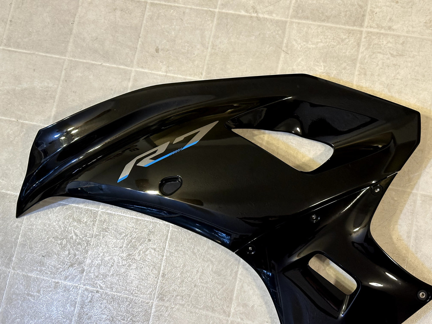 2022-2025 YAMAHA YZF R7 OEM COMPLETE FAIRING BODY PANEL PLASTICS COWL KIT BLACK