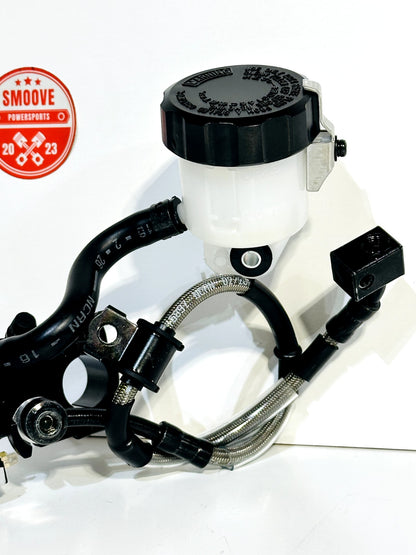 2025-2026 YAMAHA YZF R1 OEM FRONT BRAKE MASTER CYLINDER W/ STEEL BRAIDED LINE