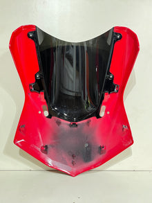 2015-2019 YAMAHA YZF R1 OEM FRONT NOSE UPPER WINDSHIELD COWL COWLING FAIRING RED