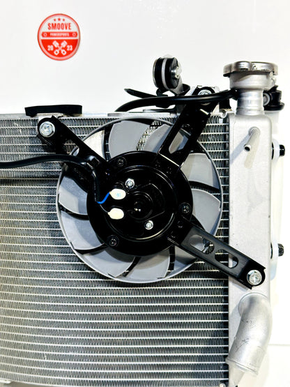 2020-2026 YAMAHA YZF R1 OEM RADIATOR ENGINE MOTOR COOLER W/ FANS & RESERVOIR