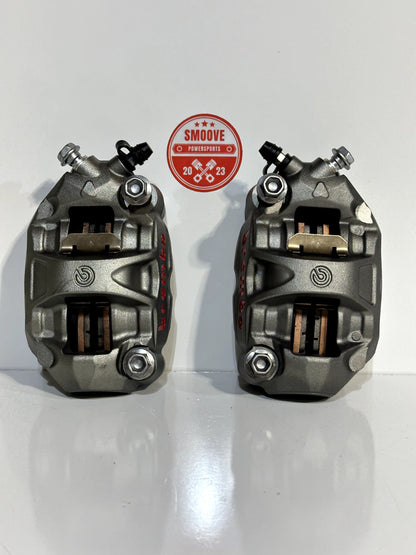 2021-2025 KAWASAKI NINJA ZX10R OEM FRONT LEFT RIGHT BREMBO BRAKE CALIPER SET