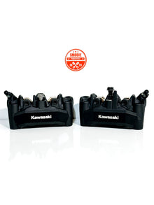 2023-2025 KAWASAKI NINJA ZX4RR OEM RIGHT LEFT FRONT BRAKE CALIPER SET W/ PADS