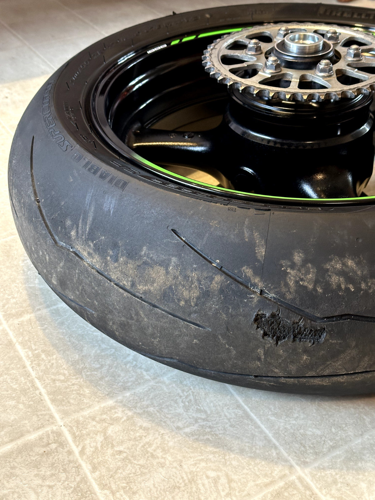 2021-2025 KAWASAKI NINJA ZX10R ZX 10 OEM REAR BACK WHEEL RIM SPROCKET ROTOR TIRE