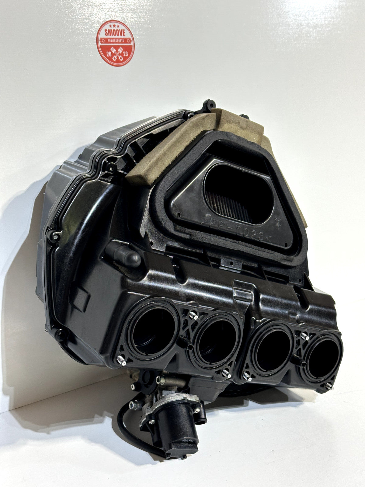 2008-2016 YAMAHA YZF R6 OEM AIR BOX INTAKE FILTER W/ VELOCITY STACKS + INJECTORS