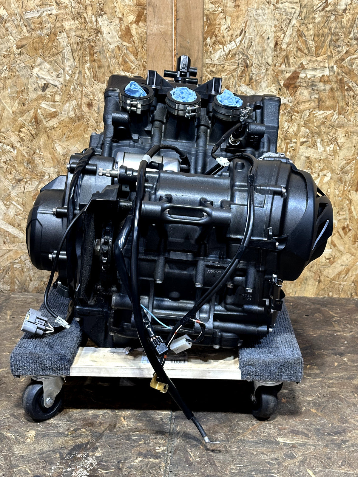 2014-2020 YAMAHA MT09 MT-09 FZ09 FZ-09 COMPLETE ENGINE MOTOR ASSEMBLY RUNS MINT