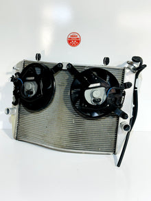 2017-2025 SUZUKI GSXR1000 OEM RADIATOR ENGINE COOLER W/ FANS & COOLANT RESERVOIR