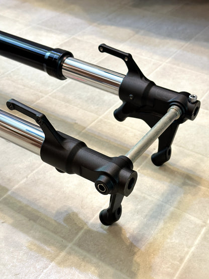 2022-2025 YAMAHA YZF R7 OEM FRONT FORKS SUSPENSION W/ TRIPLE TREE & CLIP ONS