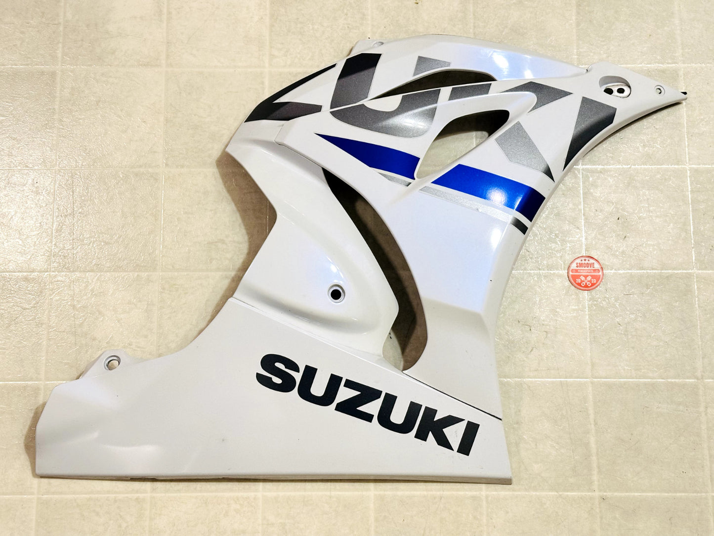 2017-2026 2018 SUZUKI GSXR1000 OEM FAIRING COWLING BODY PANEL PLASTICS KIT WHITE