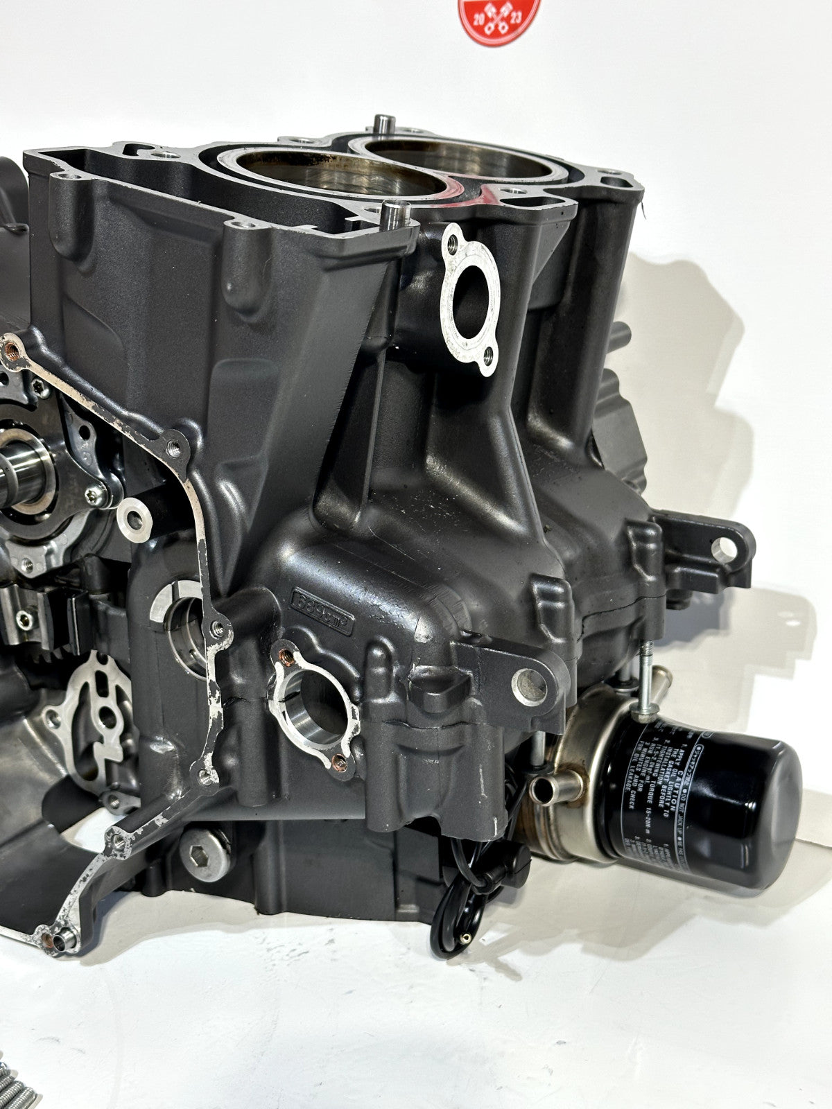 2014-2025 YAMAHA YZF R7 MT FZ 07 OEM COMPLETE ENGINE CRANK CASE CRANKCASE BLOCK