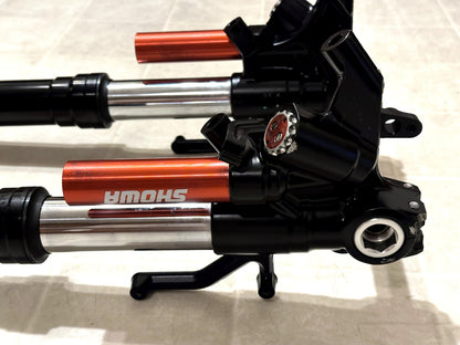 2021-2025 KAWASAKI NINJA ZX10R FRONT FORKS SUSPENSION W/ TRIPLE TREE + CLIP ONS ✅