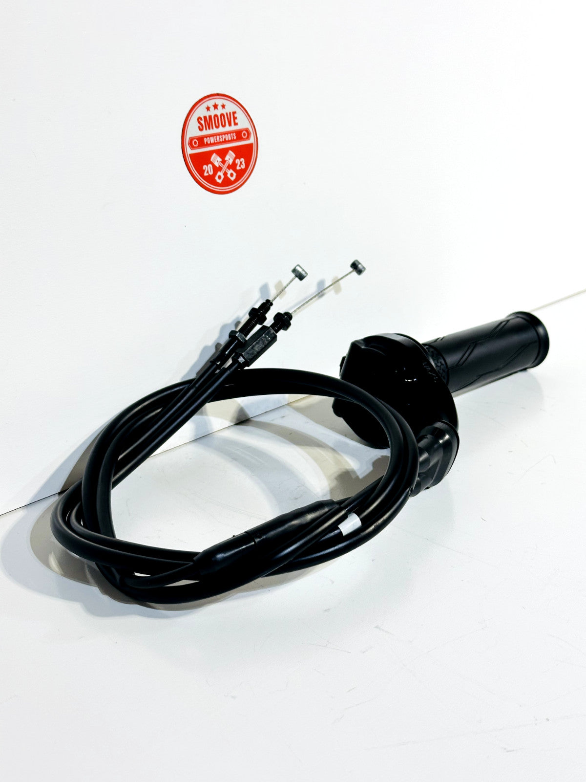 2022-2025 YAMAHA YZF R7 OEM THROTTLE GRIP CONTROL TUBE & HOUSING W/ CABLES
