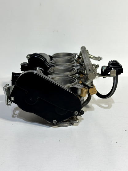 2008-2016 YAMAHA YZF R6 OEM THROTTLE BODY BODIES W/ FUEL INJECTORS + RAIL