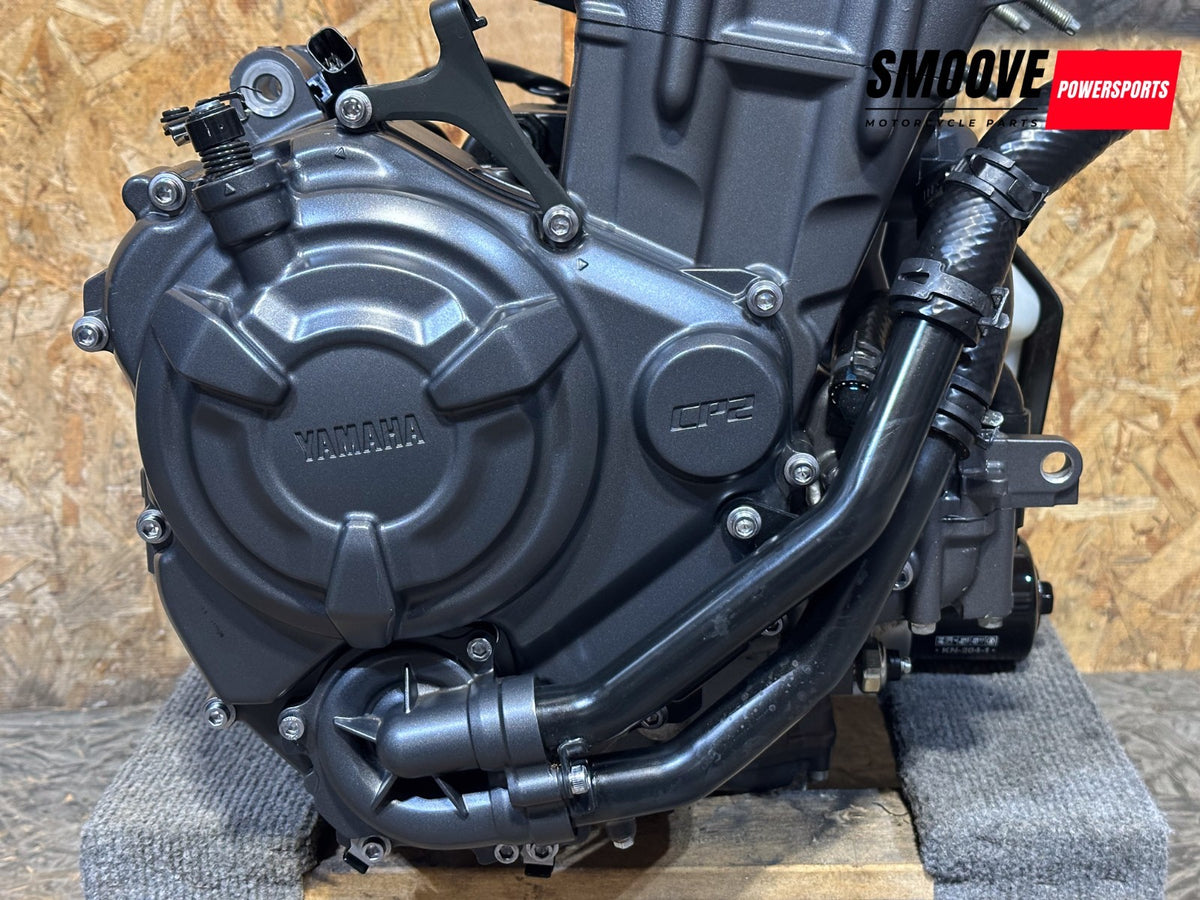 2021-2025 YAMAHA YZF R7 MT07 COMPLETE ENGINE MOTOR ASSEMBLY 1.9K MILES TESTED ✅