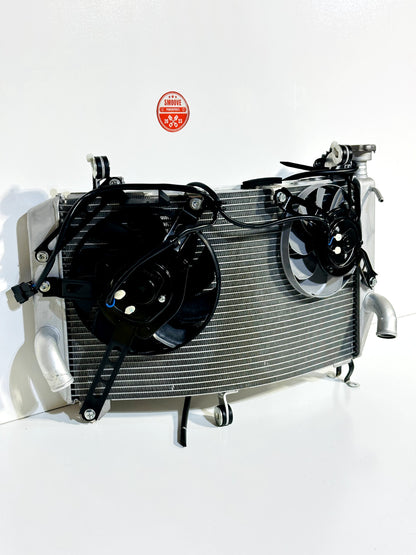 2020-2026 YAMAHA YZF R1 OEM RADIATOR ENGINE MOTOR COOLER W/ FANS & RESERVOIR