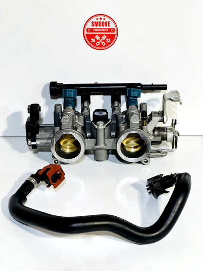 2021-2024 YAMAHA MT07 MT-07 OEM THROTTLE BODY & FUEL INJECTORS W/ FUEL LINE