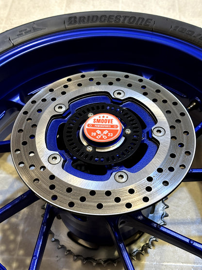 2022-2025 YAMAHA YZF R7 OEM REAR BACK WHEEL RIM SPROCKET ROTOR & TIRE BLUE
