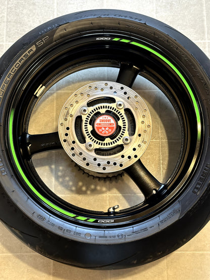 2021-2025 KAWASAKI NINJA ZX10R ZX 10 OEM REAR BACK WHEEL RIM SPROCKET ROTOR TIRE