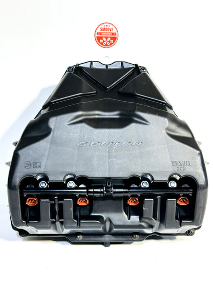 2015-2019 YAMAHA YZF R1 OEM AIR FILTER INTAKE BOX AIRBOX W/ INJECTORS + STACKS