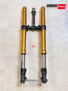 2014-2017 YAMAHA FZ09 FZ-09 OEM FRONT FORK SUSPENSION FORKS W/ TRIPLE TREE MINT