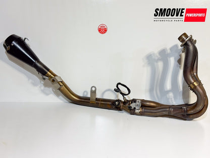 2011-2026 SUZUKI GSXR750 M4 SLIP ON EXHAUST MUFFLER W/ OEM EXHAUST MANIFOLD