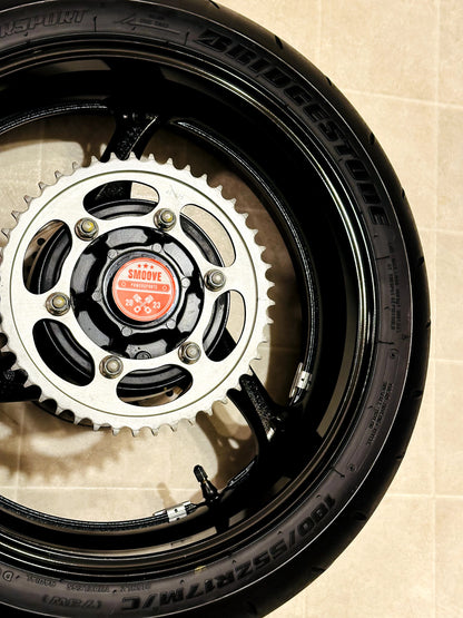 2011-2026 SUZUKI GSXR750 OEM REAR BACK WHEEL RIM TIRE ROTOR SPROCKET MINT BLACK