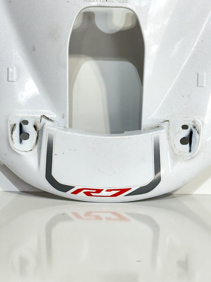 2022-2025 YAMAHA YZF R7 OEM FRONT LOWER NOSE PLATE COWLING COWL FAIRING WHITE