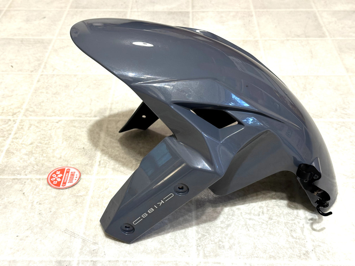 2019-2023 KAWASAKI NINJA ZX6R OEM FRONT FENDER WHEEL MUD GUARD GRAY