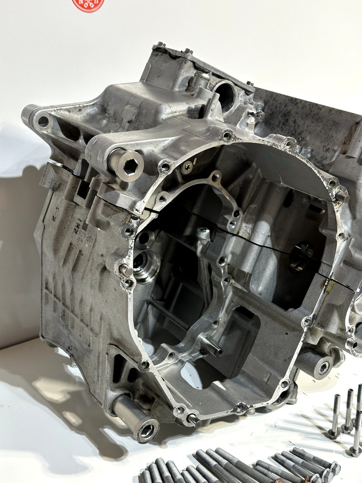 2021-2023 KAWASAKI NINJA ZX10R OEM UPPER LOWER ENGINE MOTOR BLOCK CRANK CASE SET