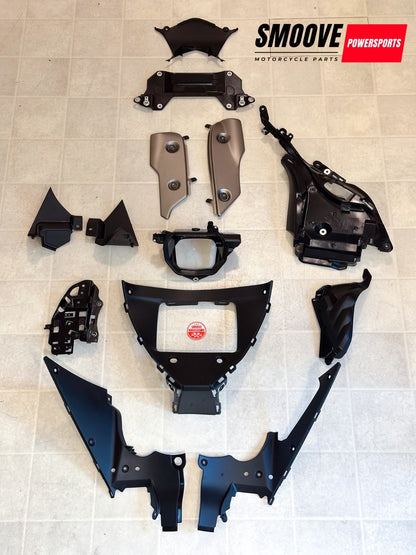 2020-2026 YAMAHA YZF R1 OEM COMPLETE PLASTIC BODY TRIM PANEL COVER BRACKET KIT