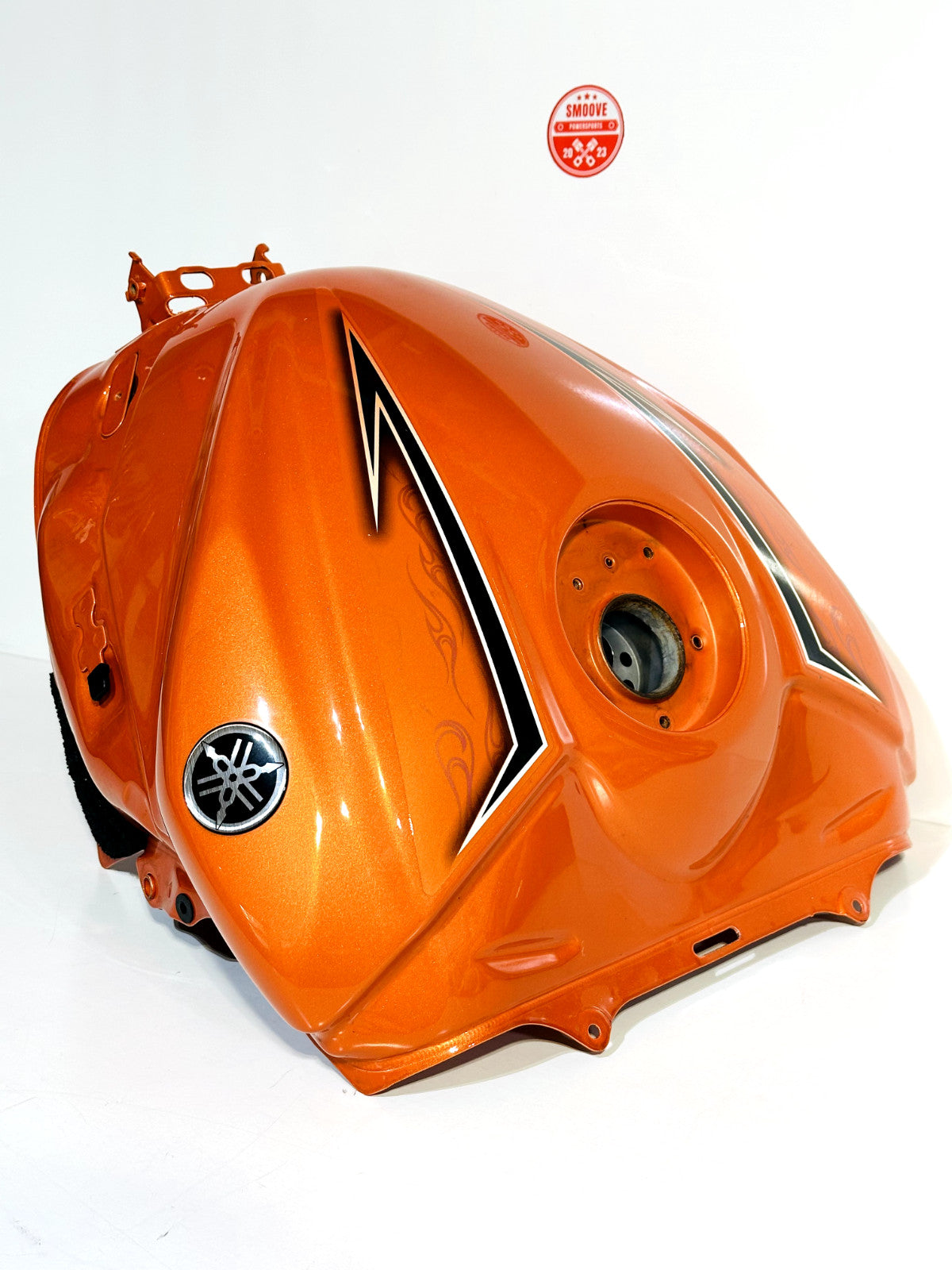 (2009) 2008-2016 YAMAHA YZF R6 OEM GAS FUEL TANK CELL PETROL RESERVOIR ORANGE