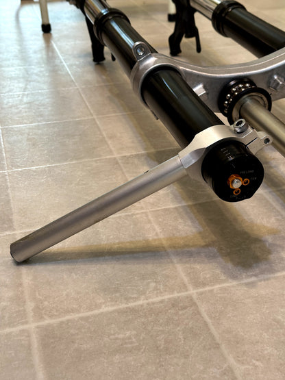 2015-2024 YAMAHA YZF R1 OEM FRONT FORK FORKS SUSPENSION & TRIPLE TREE + CLIP ONS