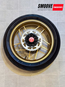 2022-2025 YAMAHA XSR900 XSR 900 OEM REAR BACK WHEEL RIM ROTOR SPROCKET TIRE GOLD