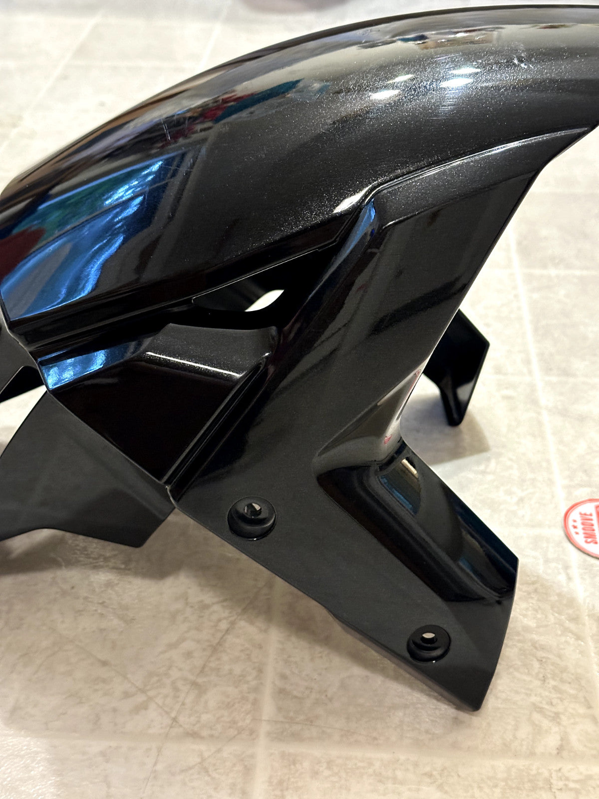 2021-2025 KAWASAKI NINJA ZX10R OEM FRONT FENDER WHEEL MUD GUARD GLOSS BLACK